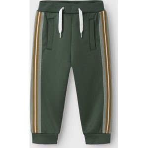 Joggingbroek - Regular Fit - Ongeborstelde Sweatstof - Verstelbare Taille - Zwart