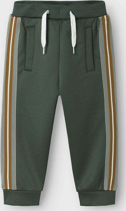 Joggingbroek - Regular Fit - Ongeborstelde Sweatstof - Verstelbare Taille - Zwart