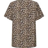 JDY - JDYTROYA - Top - Bruin - Korte Mouwen - Rechte Pasvorm