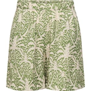 Jacqueline de Yong - Korte Broek - Groen - Viscose Lenzing Ecovero/Nylon