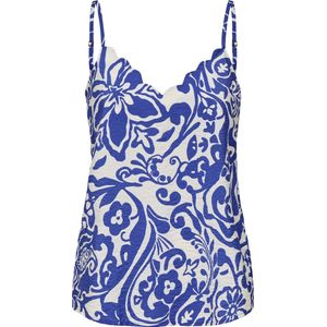 Jacqueline de Yong - Jdytroya Life - Top - Blauw - Korte Mouwen