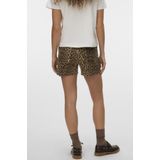 VERO MODA - Vmtess Mr Denim AOP Shorts - Silver Mink - Katoen