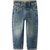 Tapered-fit Jeans - Denim - Verstelbare Taille - Subtiele Slijtageplekken