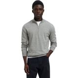 Selected Homme - Vest - Zacht Katoen - Halve Rits - Gebreid