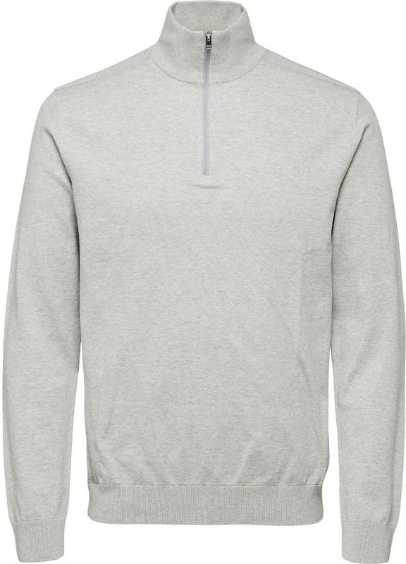 Selected Homme - Vest - Zacht Katoen - Halve Rits - Gebreid