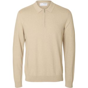 Selected Homme - Model 'Berg' - Gebreide Pullover - Mêlee - Regular Fit
