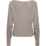 Only - Onladaline Life - Dames Trui - Satelite/Melange - Ribgebreid - Lange Mouwen