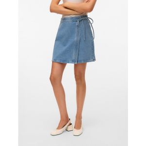 VERO MODA - Vmliza Mr - Korte Denim Rok - Blauw - Materiaal: Denim