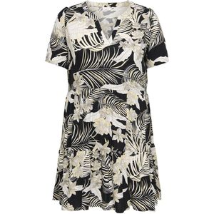 Carzally - Korte Jurk - V-Hals - Korte Mouwen - Mini-lengte - ECOVERO™ Viscose