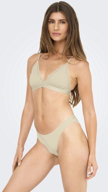 Only - ONLCHLOE LACE BRAZIL - Slip - Peach Taffy - 3-Pack