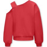 Kids only kogseema life ls o-neck offshldr cs trui rood