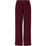 Pieces - Wide Leg Broek - Tawny Port - 50% Katoen 50% Gerecycled Polyester