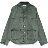 Shacket - Groen - Katoen/Polyester - Gerecycled Katoen