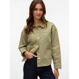 Vmjamie - Denim Jas - Shacket - Blauw - Katoen