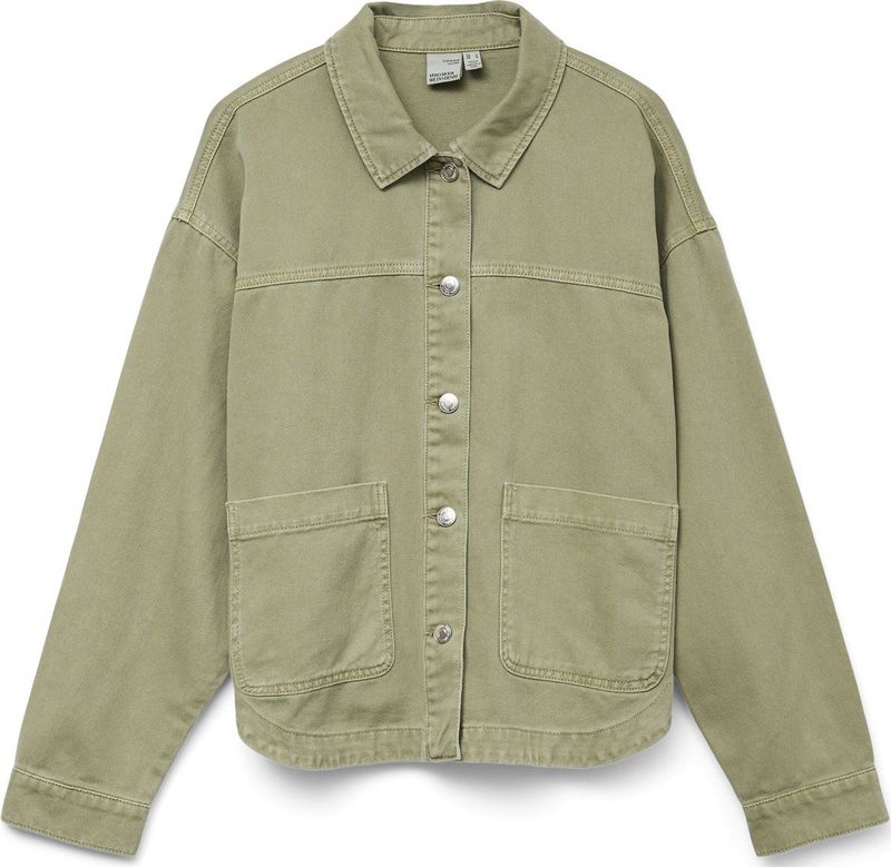 Vmjamie - Denim Jas - Shacket - Blauw - Katoen