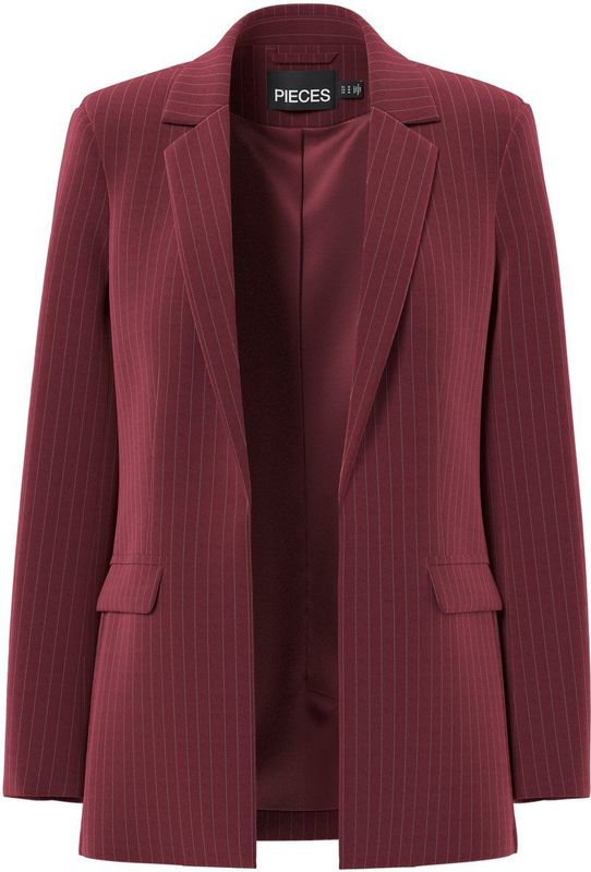 Pieces - Pcbozzy Ls Loose - Blazer - Tawny Port - Dames