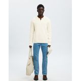 Gestructureerd Katoen - Polo - Lange Mouwen