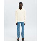 Gestructureerd Katoen - Polo - Lange Mouwen