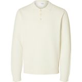 Gestructureerd Katoen - Polo - Lange Mouwen