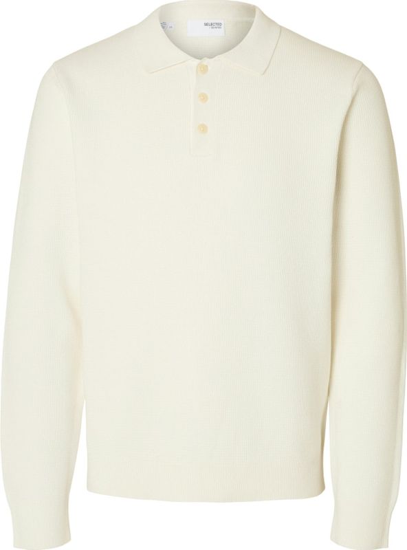 Gestructureerd Katoen - Polo - Lange Mouwen