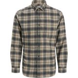 JACK & JONES - JJJames - Overhemd - Beige / Grijs / Zwart - Flanel - Lange Mouw