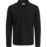 Polo - Lichtblauw - Jersey - Lange Mouwen - Regular Fit