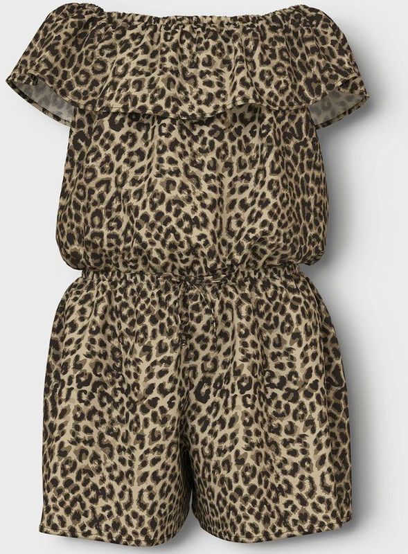 NAME IT - Nkfvinaya - Jumpsuit - Zwart - Uniseks - Gerecycled Polyester