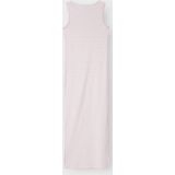 Name It - Mouwloze Bodycon Maxi-jurk - Katoen - Speelse Textuur - Split