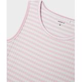 Name It - Mouwloze Bodycon Maxi-jurk - Katoen - Speelse Textuur - Split