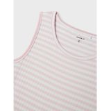 Name It - Mouwloze Bodycon Maxi-jurk - Katoen - Speelse Textuur - Split