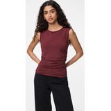 PIECES - PCMadison - Top - Wijnrood - Mouwloos