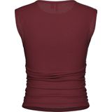 PIECES - PCMadison - Top - Wijnrood - Mouwloos