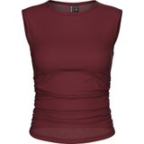 PIECES - PCMadison - Top - Wijnrood - Mouwloos