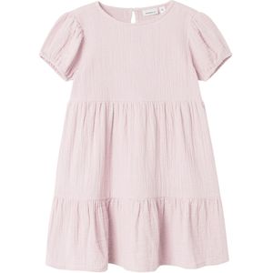 NAME IT - NMFJASMIN SS DRESS NOOS - Jurk - Roze - Mousseline