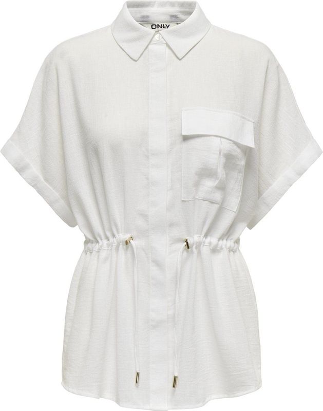 Only - Onlemmia Life SS Shirt - Off-white - Blouse