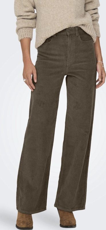 Only - ONLHOPE - Ribbroek - Morell - High Waist - Wide Leg Fit