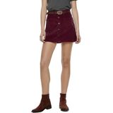 Only - Onlamazing Global Hw Cord Skirt - Tawny Port - Rok