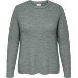 Carlolli - Gebreide Pullover - O-hals - Lange Mouwen - Knit Fit