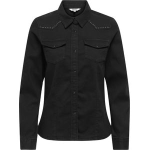 Onlsasia - Denim Overhemd - Lange Mouwen - Stretch Fit