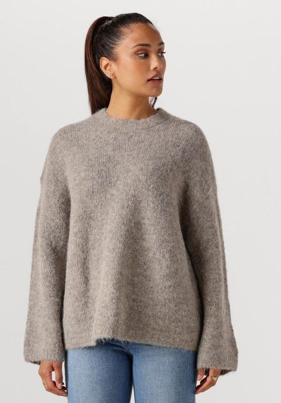 Selected Femme - GABRIELLA - Oversized Gebreide Pullover - Alpacamix