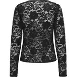 Jacqueline de Yong Vest Jdynoe Lace Cardigan Jrs Exp 15352632 Black Dames
