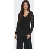 Jacqueline de Yong Vest Jdynoe Lace Cardigan Jrs Exp 15352632 Black Dames