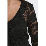 Jacqueline de Yong Vest Jdynoe Lace Cardigan Jrs Exp 15352632 Black Dames