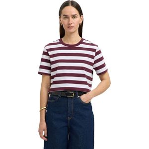 Gestreept T-shirt - Boxy Fit - Katoen