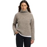 Selected - Gabriella - Gebreide Trui - Hoge Hals - Lange Mouwen - Relaxte Pasvorm