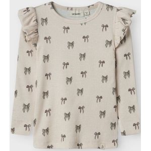 Slim Fit Top - Rood - Jersey - Lange Mouwen - Ruches