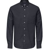 Only & Sons - Overhemd - Blauw - Slim Fit - Lange Mouwen