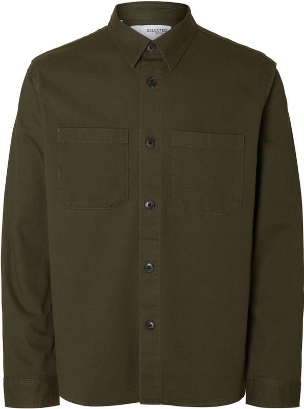Selected - Overshirt - Regular Fit - Katoen - Lange Mouwen