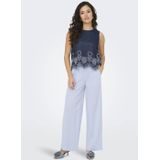 JDY - JDYMARGOT - Top - Dames - Mouwloos - Geborduurd Detail