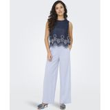 JDY - JDYMARGOT - Top - Dames - Mouwloos - Geborduurd Detail